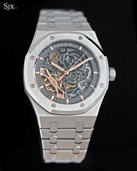 audemars piguet watch skeleton|Audemars Piguet royal oak openworked.